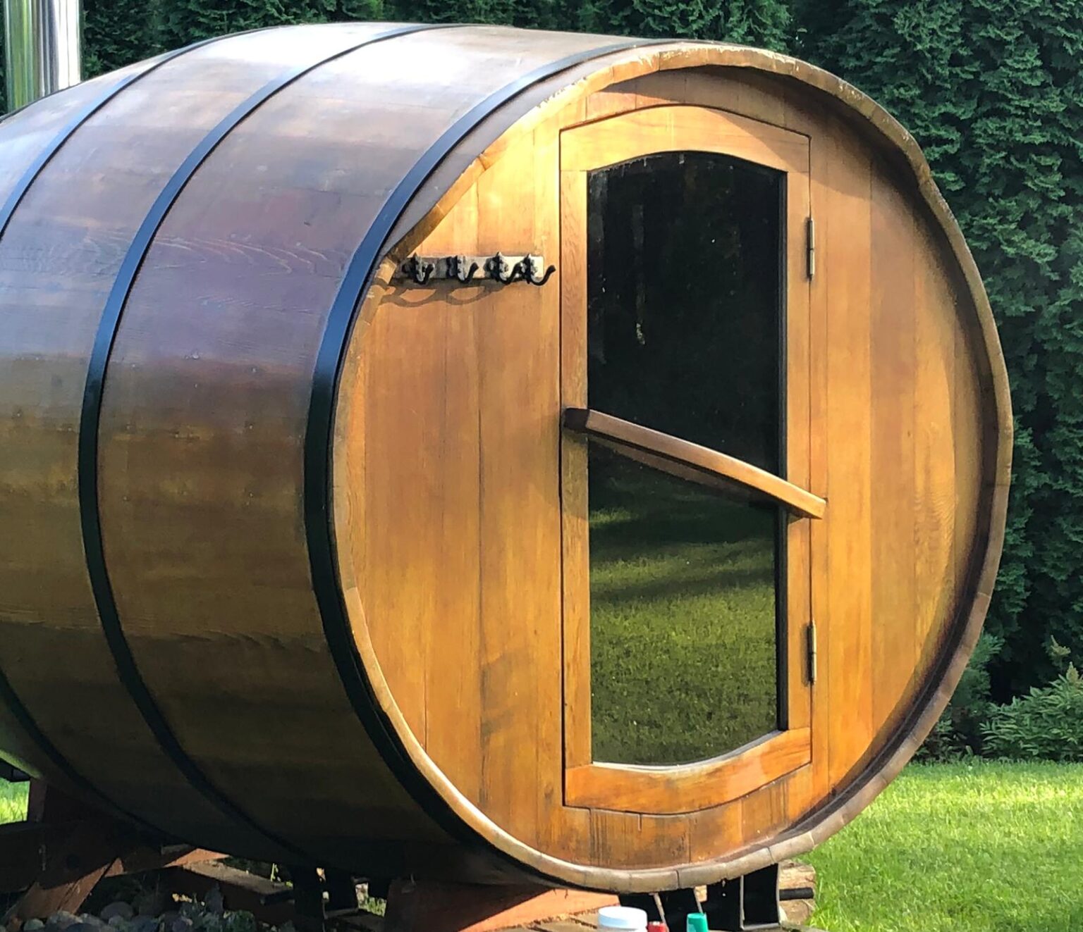 How look our Barrel Sauna and Hot Tub